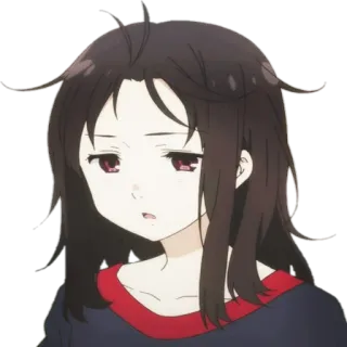 😪 Anime Mädchen, Anime Figur, Mädchen, Cartoon, Animation, Porträt telegram sticker