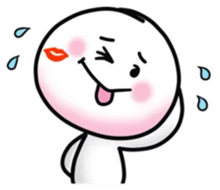 😅 Cartone animato, Carino, Felice, Arrossire, Sudore telegram sticker