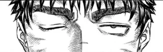 🖤 Guts Berserk manga, anime, sword, fighter, warrior whatsapp sticker