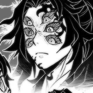 🌓 Kokushibo Demon Slayer Thanh Gươm Diệt Quỷ, Kokushibo, Thượng Huyền Nhất, Anime, Manga, Quỷ, Nhân vật telegram sticker