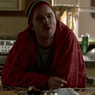 🚬 Jesse Pinkman Breaking Bad jesse pinkman, breaking bad, aaron paul, reaction, tv series, memes telegram sticker