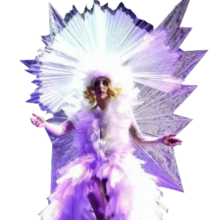 😇 Lady Gaga Lady Gaga, cantante, artista, estrella pop, moda telegram sticker