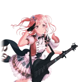 🥮 Anime, Meisje, Muziek, Gitaar, Leuk, Personage, Vrouw, Zangeres telegram sticker