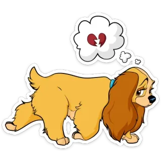 Леди и Бродяга :: @TgSticker telegram stickers
