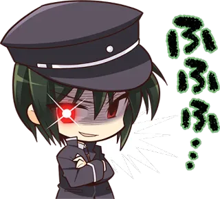 😈 ぷ ぷ ぷ Anime, Manga, Chibi, Tức giận, Đồng phục telegram sticker