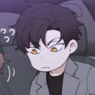🎗 漫画, 男, 可愛い, アニメ, 人, イラスト telegram sticker