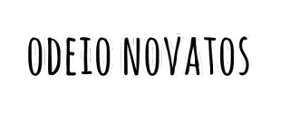 😠 ODEIO NOVATOS Portuguese, text, sticker, hate, novatos, beginners telegram sticker