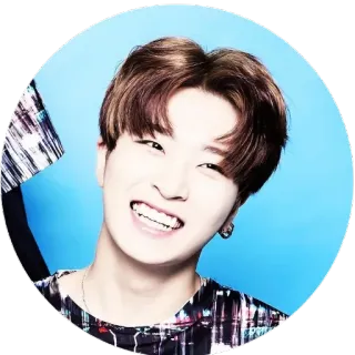 😁 orang, tersenyum, bahagia, potret, pria, korea, asia telegram sticker