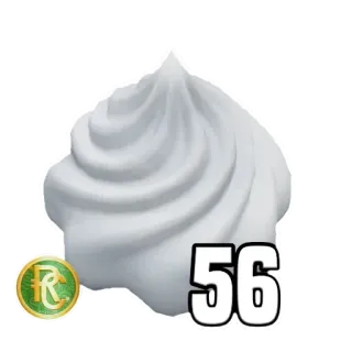 5️⃣ 56 nata montada, número 56, postre, comida, dulce, cobertura telegram sticker