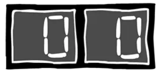 🆕 00 Zahl, Null, Digital, Timer telegram sticker