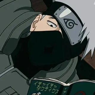 🥷 Kakashi Hatake Naruto イチャイチャタクティクス Kakashi, Naruto, Anime, Manga, Book, Hatake, Hidden Leaf Village, Ninja telegram sticker
