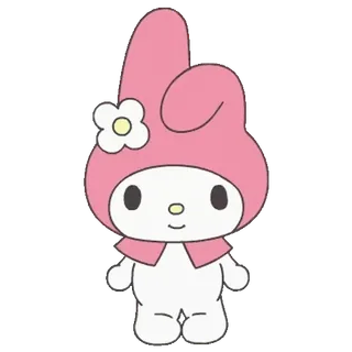 😊 My Melody My Melody, Sanrio, Dibujos animados, Lindo, Personaje, Kawaii telegram sticker
