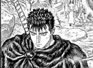 🖤 Guts Berserk manga, sword, warrior, anime, dark fantasy whatsapp sticker