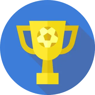 😋 Trophäe, Fußball, Ball, Sport, Auszeichnung, Gewinner, Gold whatsapp sticker