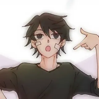 🐾 Anime, Cartoon, Personage, Jeugd, Tiener, Casual whatsapp sticker