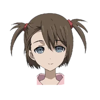 😊 Suzuha Amane Steins;Gate Аниме, Девушка, Милая, Персонаж, Сузуха Аманэ, Steins;Gate, Видеоигра telegram sticker