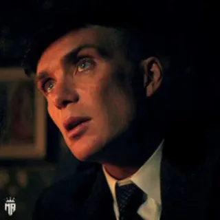 🚬 Thomas Shelby Peaky Blinders 托马斯·谢尔比, 浴血黑帮, 基利安·墨菲, 黑帮, 伯明翰, 英格兰, 犯罪剧情 whatsapp sticker