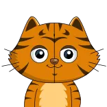 🐯 Katze, Tier, Kätzchen, Haustier, süß, häuslich, Katzenartig, Säugetier whatsapp sticker
