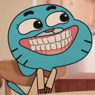 😁 Gumball Watterson The Amazing World of Gumball Cartoon, animiert, Gumball, lustig, Die fantastische Welt von Gumball whatsapp sticker