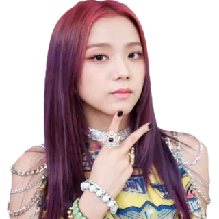 ✌️ Jisoo kpop, penyanyi, jisoo, blackpink, selebriti telegram sticker