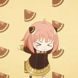 π Anya Forger Spy x Family Anime, Lucu, Kartun, Anya, Spy x Family whatsapp sticker