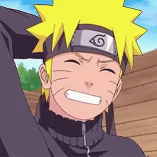 😬 Naruto Naruto, Anime, Manga, Postać, Ninja, Uśmiechnięty telegram sticker