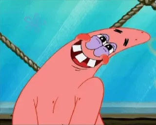 ❤ Patrick Star SpongeBob SquarePants whatsapp sticker