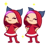 Red Riding Hood whatsapp stickers