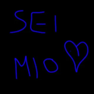 🔒 SEI MIO 사랑, 하트, 이탈리아, 문구, 로맨틱 telegram sticker
