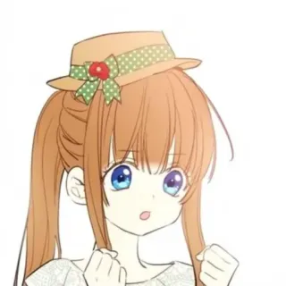 😤 Anime, Mädchen, Cartoon, Figur, Illustration whatsapp sticker