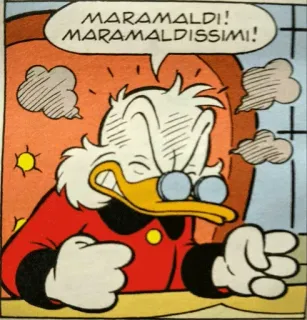 😡 MARAMALDI! MARAMALDISSIMI! en colère, BD, dessin animé, expression, exclamation telegram sticker