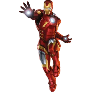 👨 Iron Man Iron Man, superhero, Marvel, avenger, comic book telegram sticker