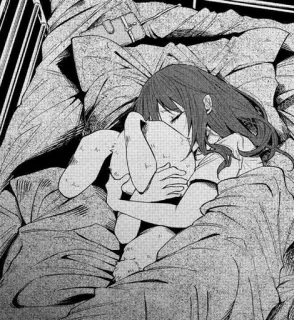 🎡 ragazza, dormire, anime, manga, giocattolo, coniglio, carino telegram sticker