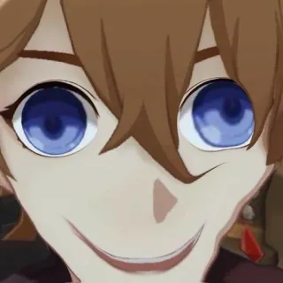 🏮 animé, personnage, visage, yeux, expression whatsapp sticker