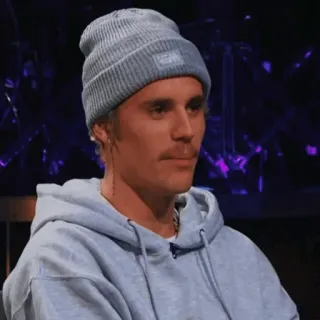 🎐 Justin Bieber celebrity, musician, singer, person, man, portrait telegram sticker