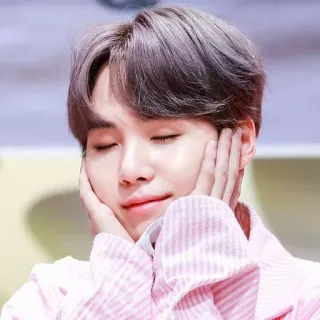 🍂 Porträt, Person, Mann, Augen geschlossen, Ruhe, K-Pop, Idol, Promi telegram sticker