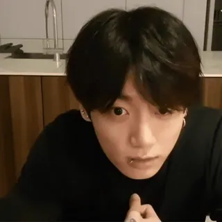 🦅 Jungkook K-Pop, Sänger, Idol, Männlich, Porträt, Person, Promi, Hübsch telegram sticker