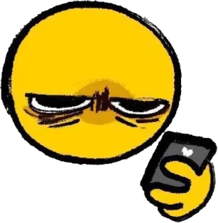 😠 Emoji, Triste, Telefone, Arte digital, Coração, Desenho animado whatsapp sticker