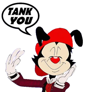 😀 TANK YOU cartoon, funny, animated, thank you, greeting, humor telegram sticker