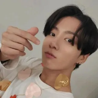 💜 Jungkook kpop, jungkook, penyanyi, hati, idola telegram sticker