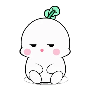 😒 fofo, personagem, adesivo, planta, desenho animado telegram sticker