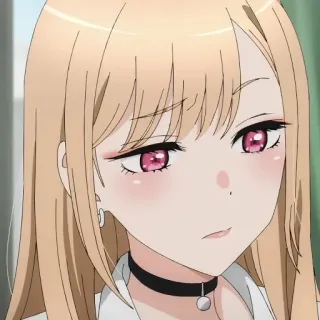 ❤️ Marin Kitagawa My Dress-Up Darling Аниме, Девушка, Блондинка, Милая, Персонаж telegram sticker
