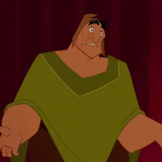 🍂 Pacha The Emperor's New Groove disney, dibujos animados, pacha, el emperador y sus locuras, personaje telegram sticker