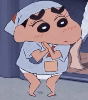 😛 Shin-chan Crayon Shin-chan การ์ตูน, อนิเมะ, เด็ก, ชินจัง, เครยอนชินจัง, ชุดนอน telegram sticker