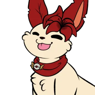 👅 Eevee Pokemon telegram sticker