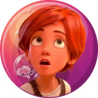 😧 Félicie Ballerina animato, cartone animato, ballerina, Félicie, ballerina, film whatsapp sticker