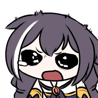 😡 Anime, Cartoon, Weinend, Traurig, Emotional, Figur whatsapp sticker