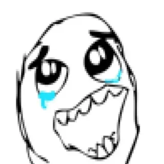 👍 Me Gusta Rage Comics telegram sticker