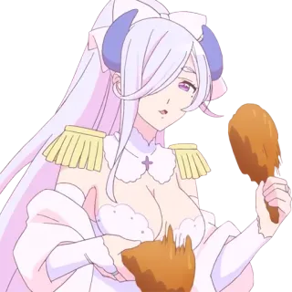 🍗 Anime, Dziewczyna, Postać, Kobieta, Fantasy telegram sticker