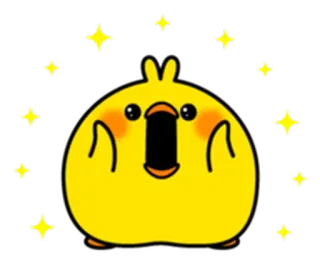 🤗 pássaro, galinha, fofo, kawaii, emoji, adesivo telegram sticker
